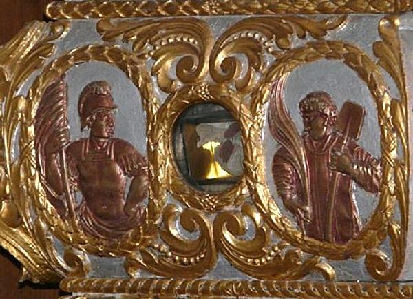 detail relikviáře sv. Foka 